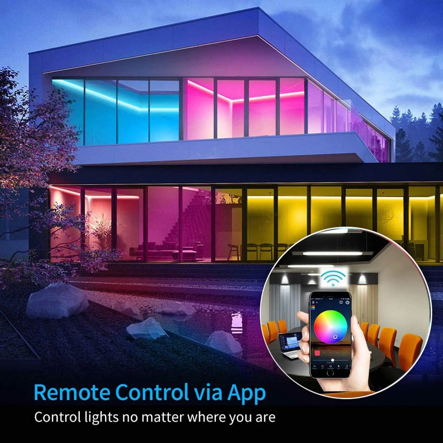 Striscia LED con controllo remoto