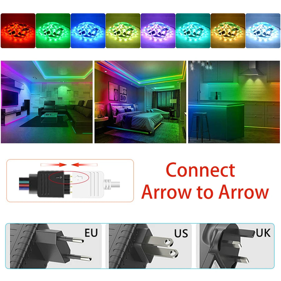 Striscia LED con controllo remoto