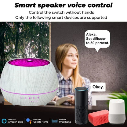 Diffusore di Aromi Smart con Controllo App e LED