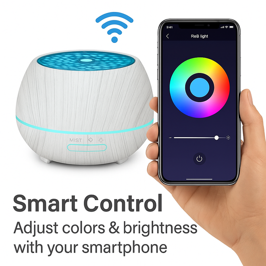 Diffusore di Aromi Smart con Controllo App e LED